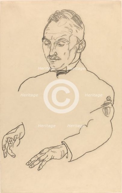 Dr. Koller, c. 1918. Creator: Egon Schiele.