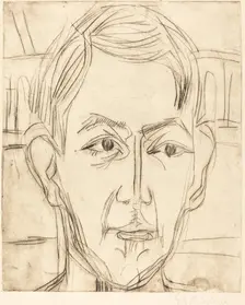 Dr. Hans Bütow, 1925. Creator: Ernst Kirchner