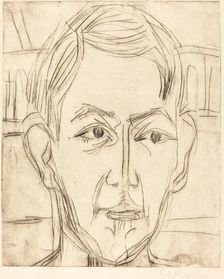 Dr. Hans Bütow, 1925. Creator: Ernst Kirchner