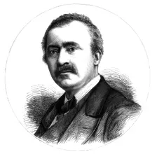 Dr Heinrich Schliemann, German explorer and archaeologist, 19th century