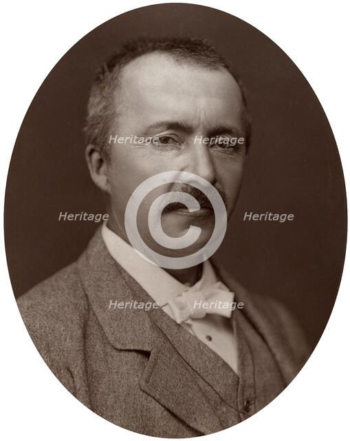 Dr Heinrich Schliemann, German Homeric Archeologist, 1877.Artist: Lock & Whitfield