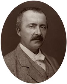 Dr Heinrich Schliemann, German Homeric Archeologist, 1877.Artist: Lock & Whitfield