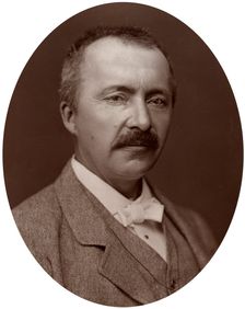 Dr Heinrich Schliemann, German Homeric Archeologist, 1877.Artist: Lock & Whitfield