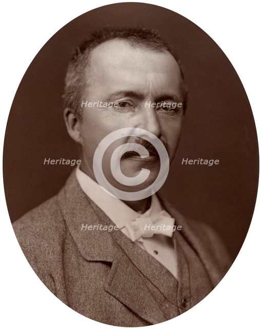 Dr Heinrich Schliemann, German Homeric Archeologist, 1877.Artist: Lock & Whitfield