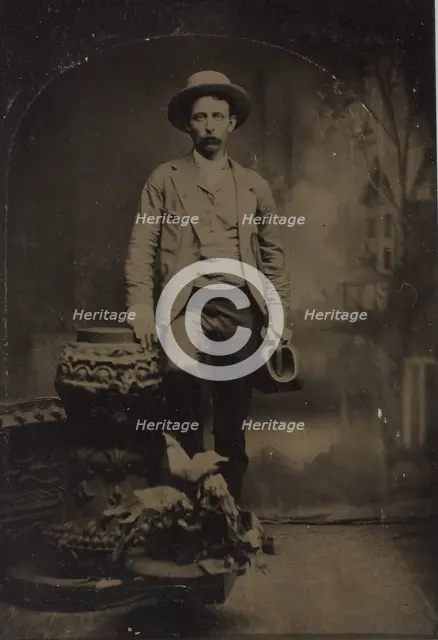 Dr. J. A. Marshall, Physician & Surgeon, Williamsburg, Indiana, c. 1865. Creator: Unknown.