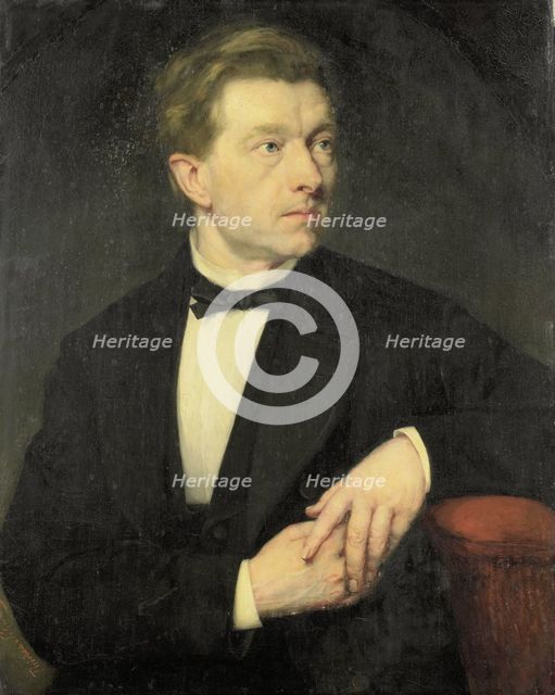 Dr J L Dusseau, 1870. Creator: Thérèse Schwartze.