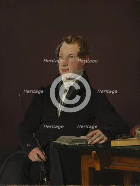 Dr. Johann Henning Kjetil Hjardemaal, 1833. Creator: Christen Købke (Danish, 1810-1848).