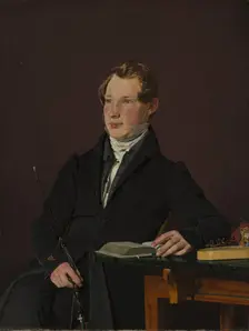 Dr. Johann Henning Kjetil Hjardemaal, 1833. Creator: Christen Købke (Danish, 1810-1848)