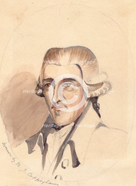 'Dr John Walker, Compiler of Dictionary'. Creator: N J Cottingham.