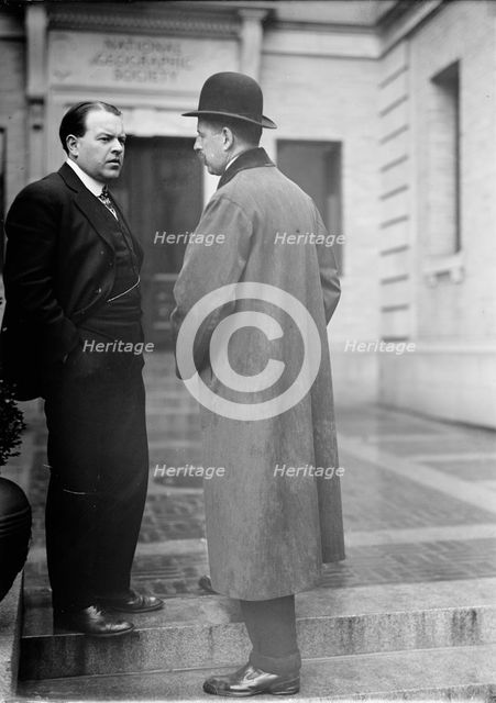 Dr. John Oliver Laforce [sic], Asst. Ed. Dir., National Geographic Society...with F.E. Johnson, 1913 Creator: Harris & Ewing.