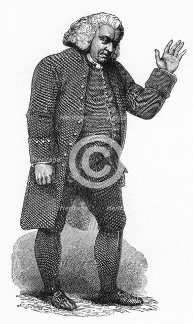 Dr Johnson, English man of letters, c1780. Artist: Unknown