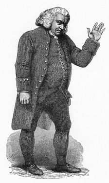 Dr Johnson, English man of letters, c1780