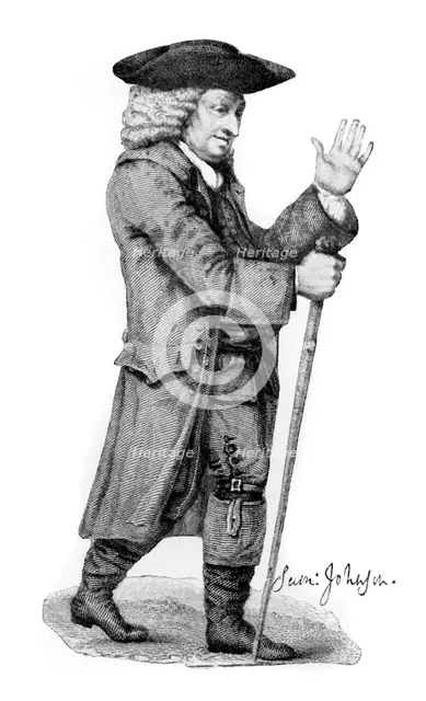 Dr Johnson, English literary figure, (1912). Artist: Thomas Trotter