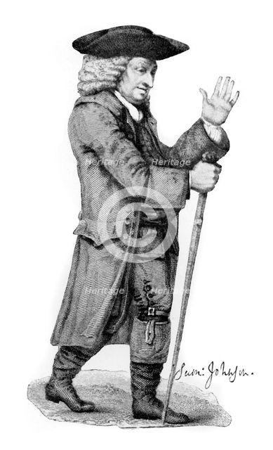 Dr Johnson, English literary figure, (1912). Artist: Thomas Trotter