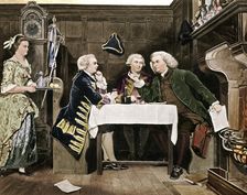 Dr Johnson, Goldsmith and Boswell, (1909). Artist: Eyre Crowe