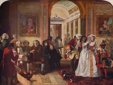 Dr. Johnson in Ante-Room of Lord Chesterfield 1748, (c1915). Artist: Edward Matthew Ward