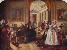 Dr. Johnson in Ante-Room of Lord Chesterfield 1748, (c1915). Artist: Edward Matthew Ward