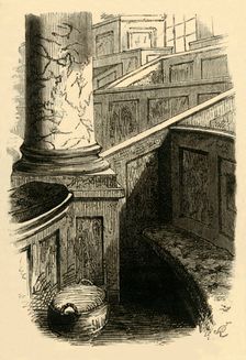 Dr. Johnson's Pew in St. Clements (1881). Creator: Unknown