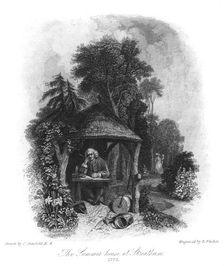 Dr Johnson's summer house at Streatham, 1773 (19th century). Artist: E Finden