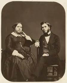 Dr. Joseph and Lydia Parrish, 1860s. Creator: Frederick Gutekunst