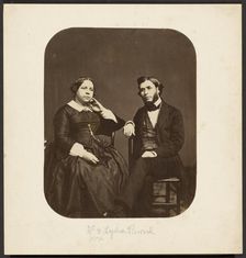 Dr. Joseph and Lydia Parrish, 1860s. Creator: Frederick Gutekunst