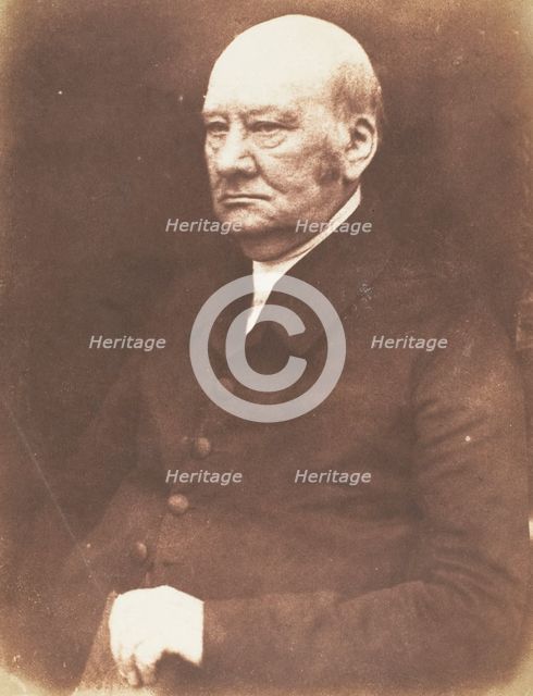 Dr. Jabez Bunting, 1843-47. Creators: David Octavius Hill, Robert Adamson, Hill & Adamson.