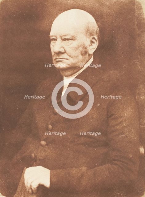 Dr. Jabez Bunting, 1843-47. Creators: David Octavius Hill, Robert Adamson, Hill & Adamson.
