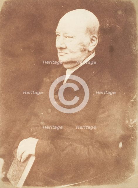 Dr. Jabez Bunting, 1843-47. Creators: David Octavius Hill, Robert Adamson, Hill & Adamson.