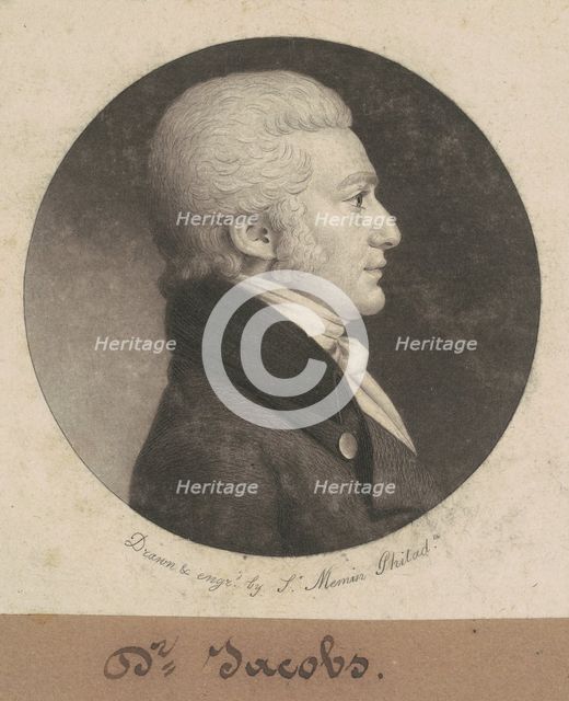 Dr. Jacobs, 1802. Creator: Charles Balthazar Julien Févret de Saint-Mémin.