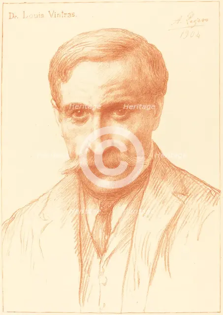 Dr. Louis Vintras, 1904. Creator: Alphonse Legros.