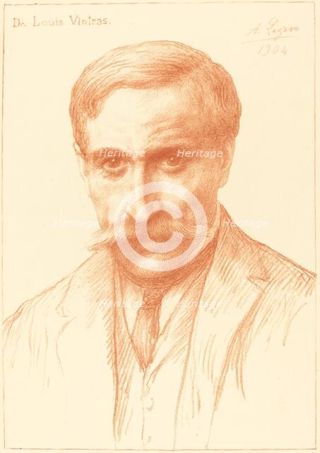 Dr. Louis Vintras, 1904. Creator: Alphonse Legros.