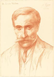 Dr. Louis Vintras, 1904. Creator: Alphonse Legros