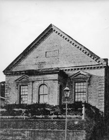 Dr Lang's United Church, William Street, 1850. Creator: Unknown