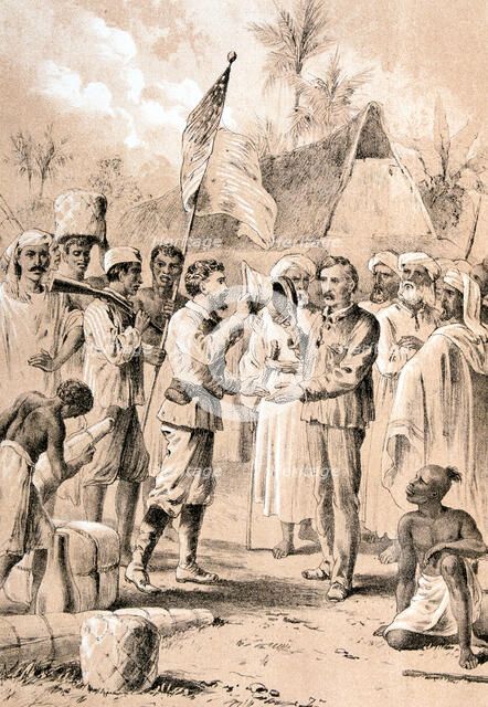 Dr Livingstone, I presume?, 10 November 1871 (c1878). Artist: Unknown