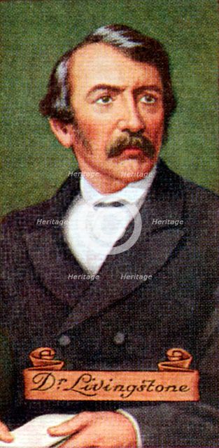 Dr. Livingstone, taken from a series of cigarette cards, 1935. Artist: Unknown