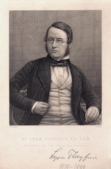 Dr Lyon Playfair, (c1850-c1880?). Artist: G Cook