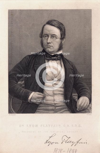 Dr Lyon Playfair, (c1850-c1880?). Creator: G Cook.