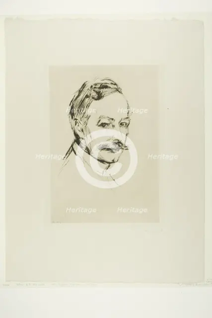 Dr. Max Linde, 1902. Creator: Edvard Munch.