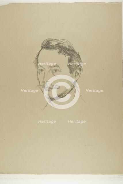 Dr. Max Linde, 1902. Creator: Edvard Munch.