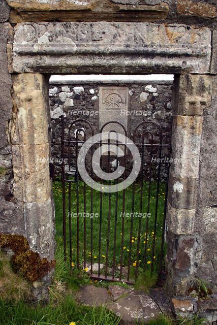 Dr MacLean's tomb, Kilmuir Graveyard, Skye, Highland, Scotland.