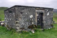 Dr MacLean's tomb, Kilmuir Graveyard, Skye, Highland, Scotland
