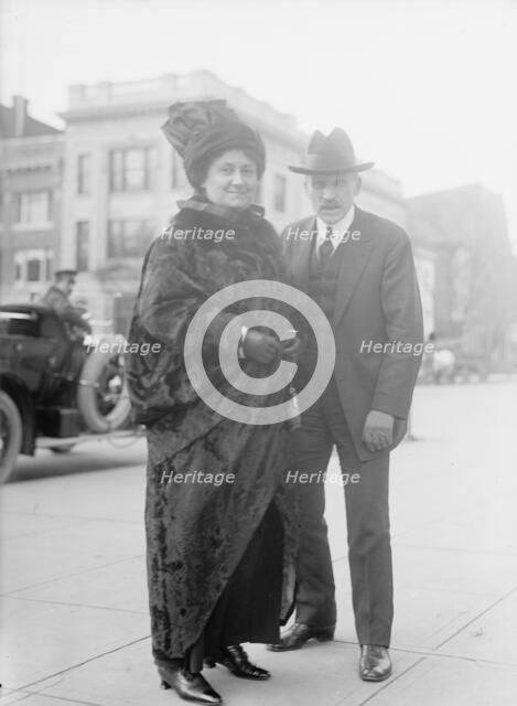 Dr. McClure with Dr. Maria Montessori, 1914. Creator: Harris & Ewing.