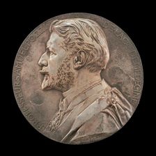 Dr. Samuel Pozzi, 1846-1918, Physician [obverse], 1906. Creator: Jules Clément Chaplain