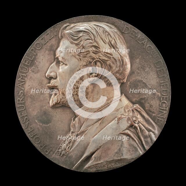 Dr. Samuel Pozzi, 1846-1918, Physician [obverse], 1906. Creator: Jules Clément Chaplain.