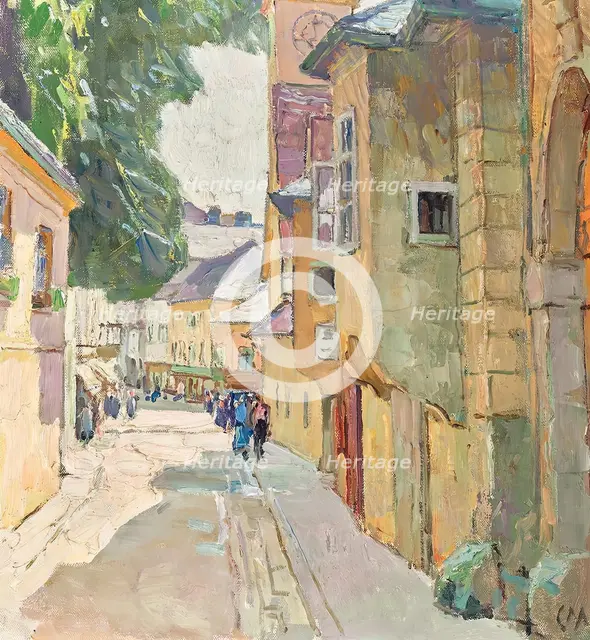 Dr Seipel Strasse in Modling, 1942. Creator: Carl Moll.