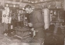 Dr. Simpson in his Laboratory 21 December 1911, (1913). Artist: Herbert Ponting