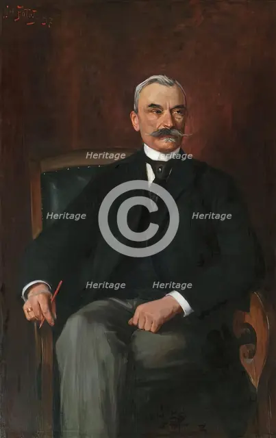Dr. Stanislaus Ritter von Madeyski, 1897. Creator: Julian Falat.