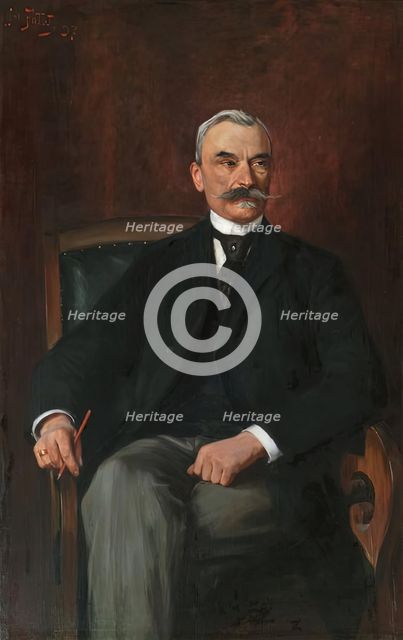 Dr. Stanislaus Ritter von Madeyski, 1897. Creator: Julian Falat.