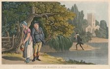 Dr Syntax Making a Discovery 1820. Artist: Thomas Rowlandson