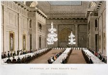 Dr Syntax at Free Mason's Hall Holborn, London, 1820. Artist: Anon